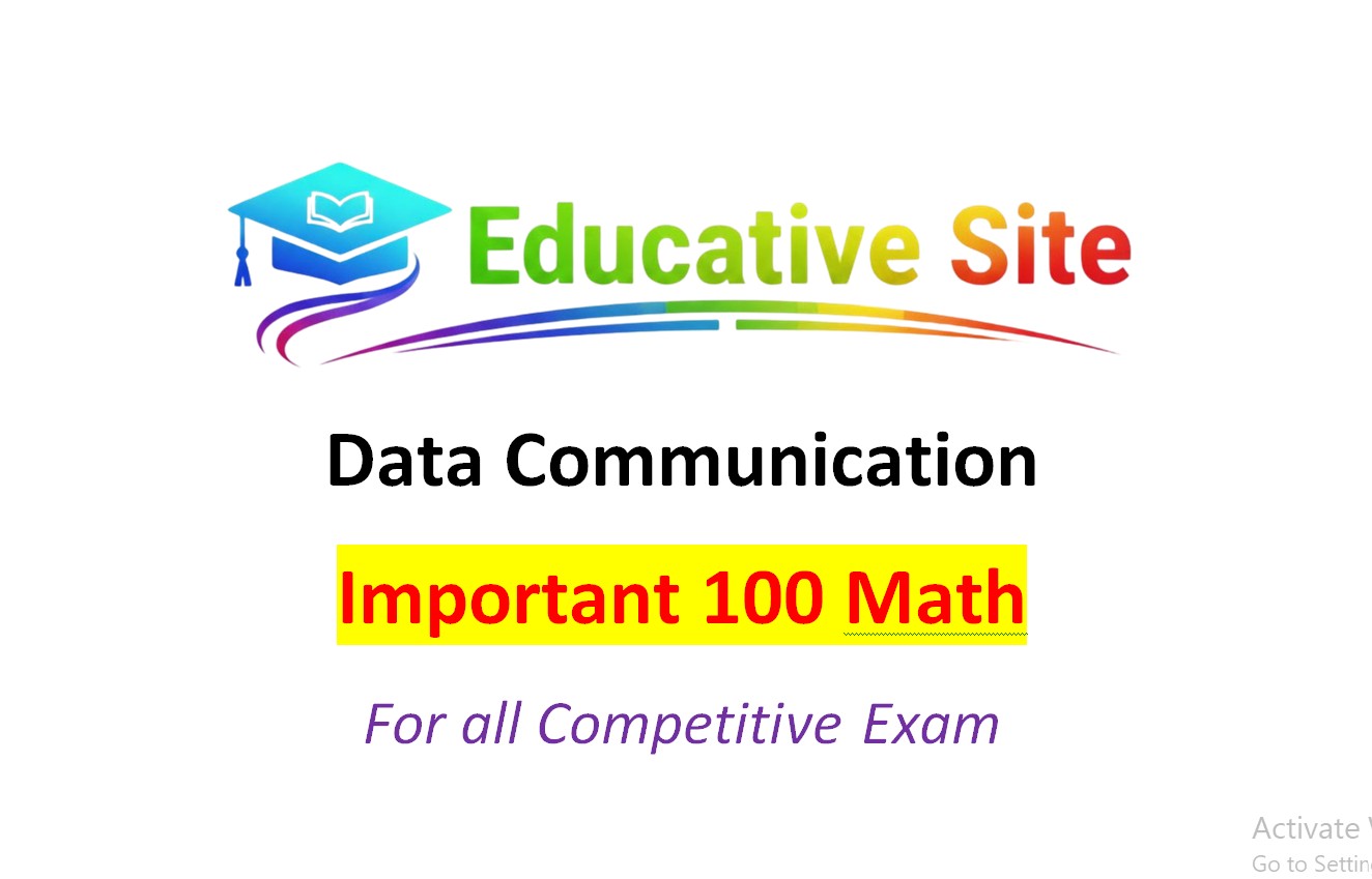 Data Communication Important 100 Maths
