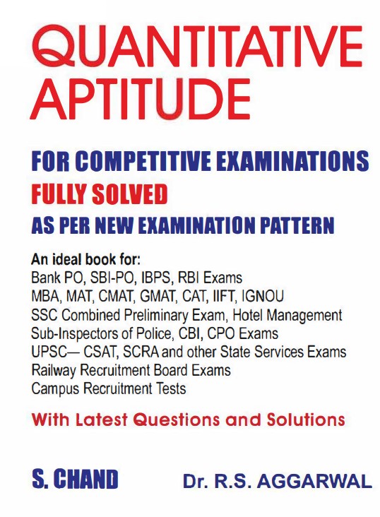 Quantitative Aptitude by Dr R S Aggarwal English Version