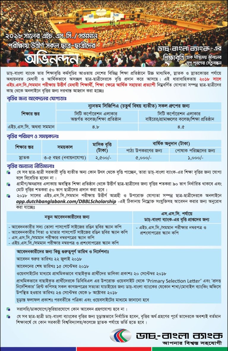 dutch bangla bank hsc scholarship form 2014